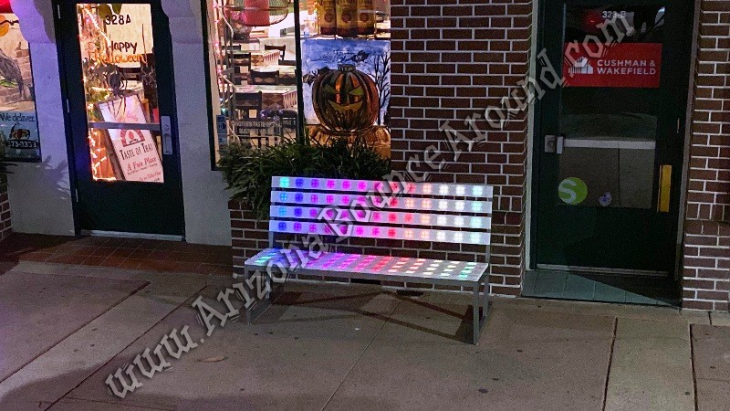 LED Park Benchs for rent in Phoenix Arizona.JPG